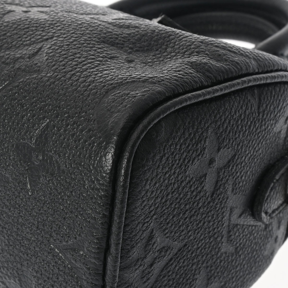 Louis Vuitton Leather Handbag Empreinte Speedy Black - Picture 6 of 11